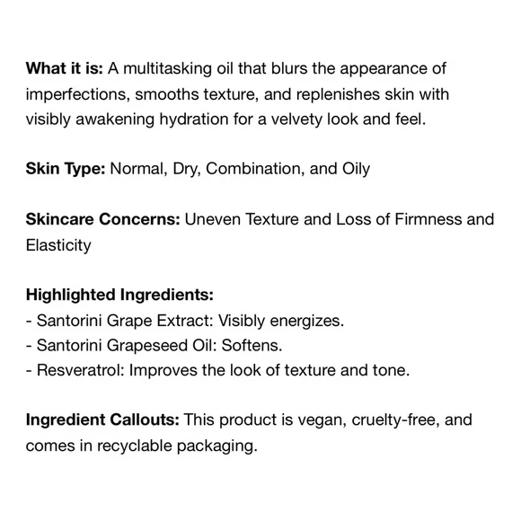 NEW Korres Santorini Grape Velvet Skin Drink 15ml - Picture 6 of 7